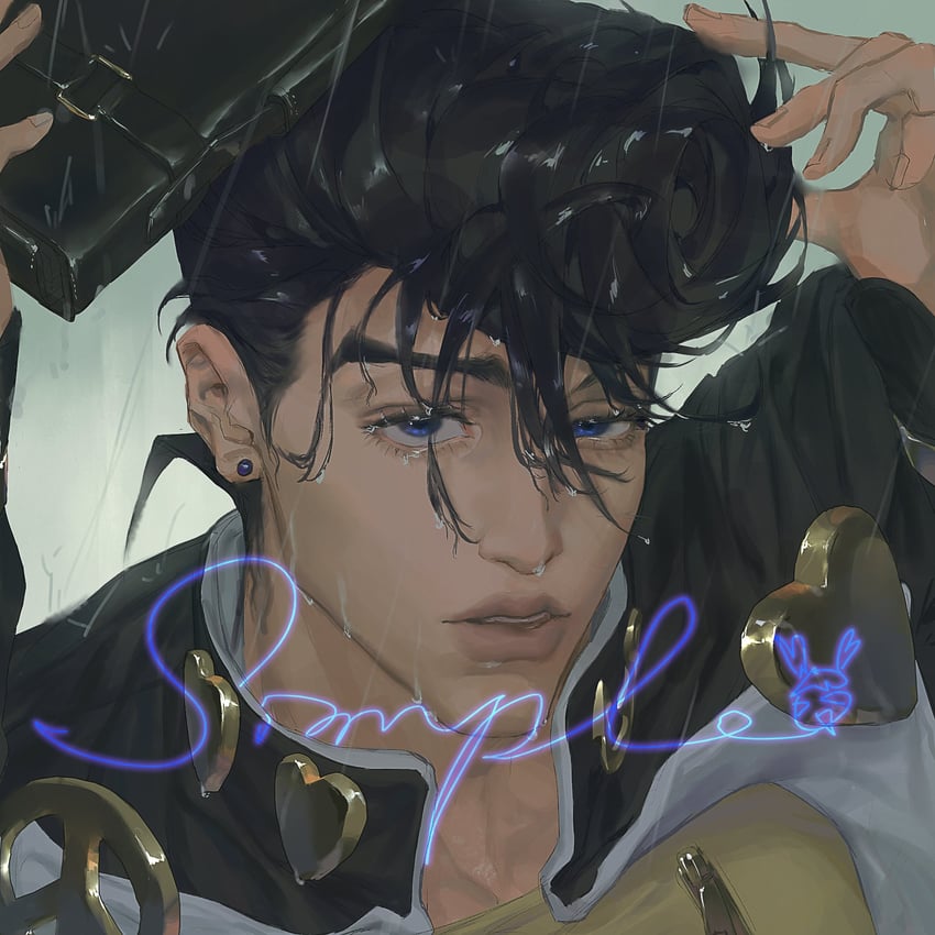 higashikata josuke (jojo no kimyou na bouken and 1 more) drawn by jiechuan007