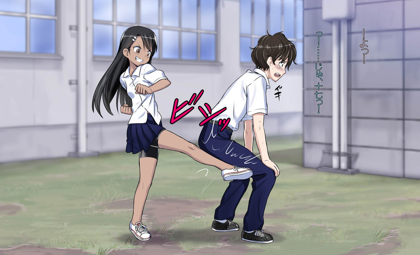 nagatoro hayase and hachiouji naoto (ijiranaide nagatoro-san) drawn by 774_(nanashi)