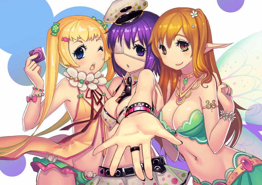 takanashi rikka, nibutani shinka, and dekomori sanae (chuunibyou demo koi ga shitai!) drawn by fiodo