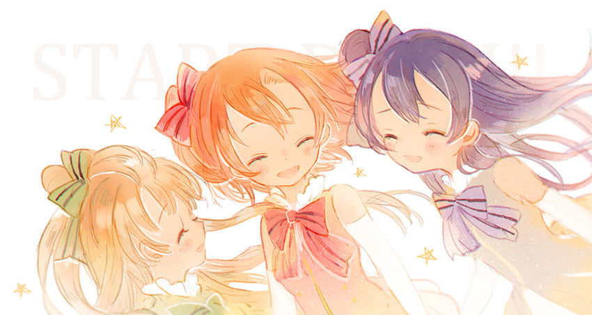 sonoda umi, minami kotori, and kosaka honoka (love live! and 1 more) drawn by pechika