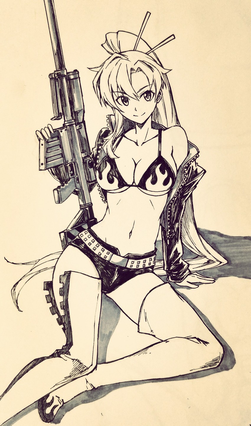 yoko littner (tengen toppa gurren lagann) drawn by fish.boy