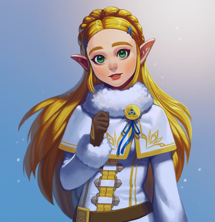 princess zelda (the legend of zelda and 1 more) drawn by mella