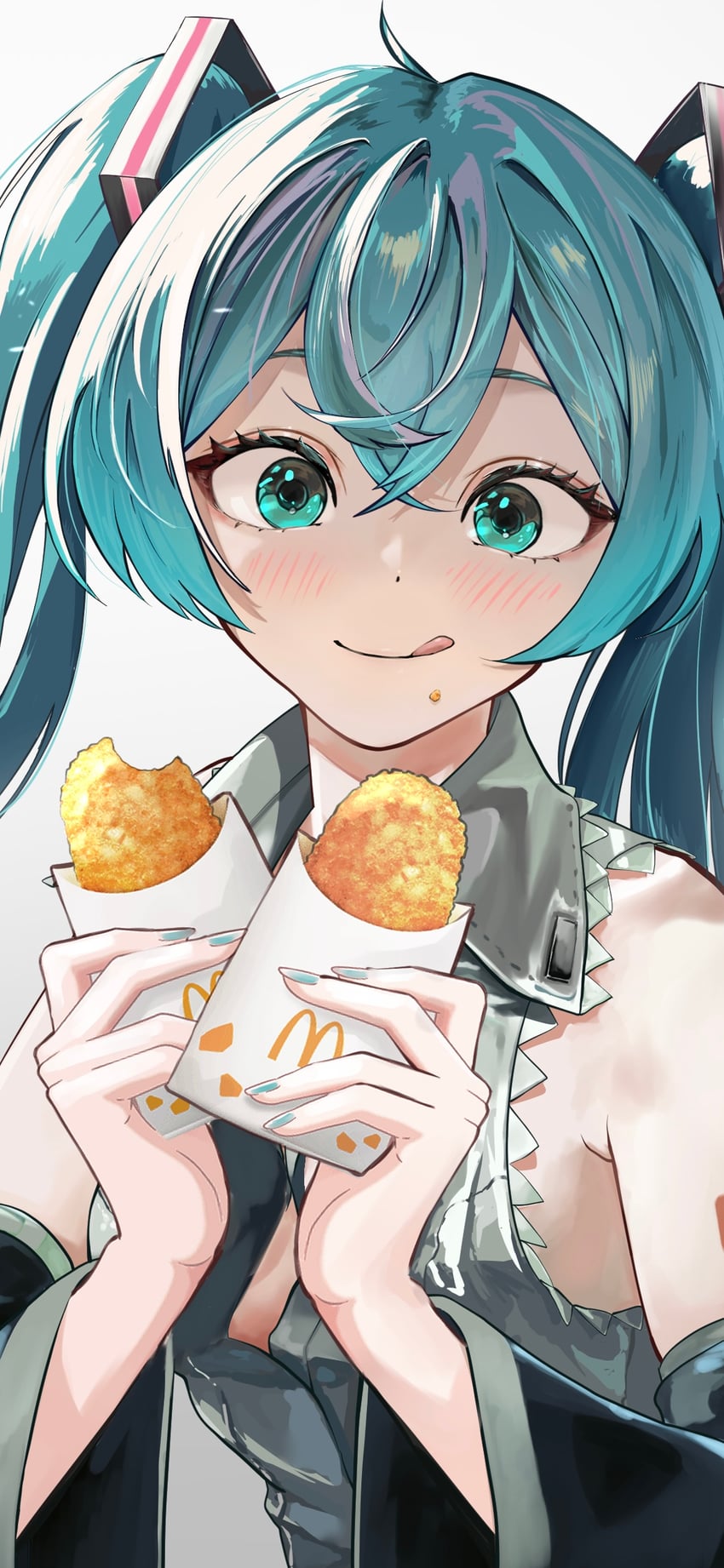 hatsune miku (vocaloid and 1 more) drawn by hxk4_n