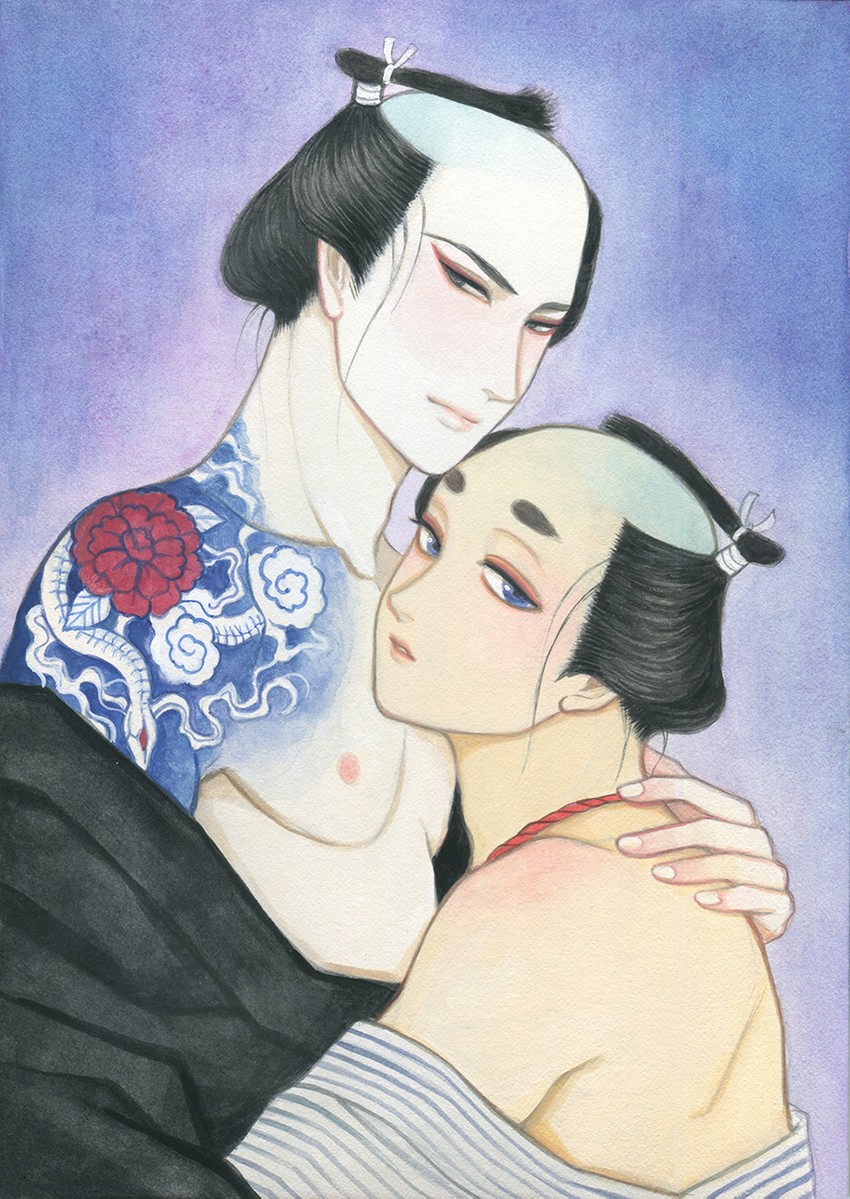 momo and manji (momo to manji) drawn by nadeshiko_rin