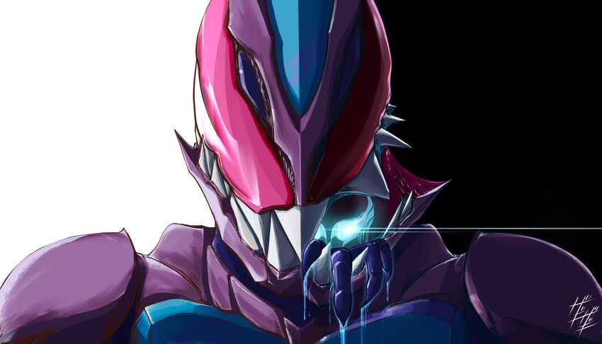 kamen rider revi and kamen rider vice (kamen rider and 1 more) drawn by zagizagi
