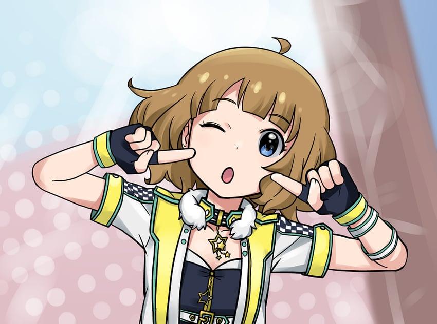 suou momoko (idolmaster and 2 more) drawn by ura_rokudenasi