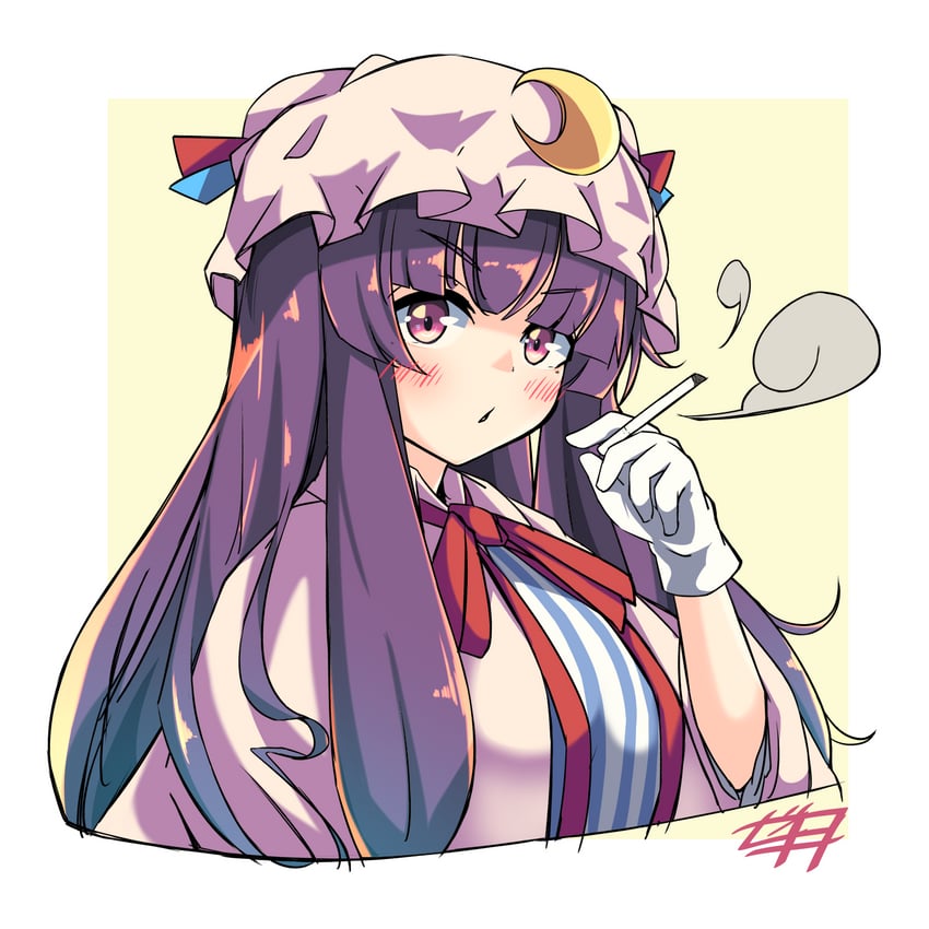 patchouli knowledge (touhou) drawn by woruta_(soloistlist)
