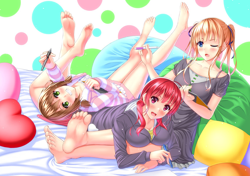 sawamura spencer eriri, hashima izumi, and sagara mayu (saenai heroine no sodatekata) drawn by shirouzu_myuuta
