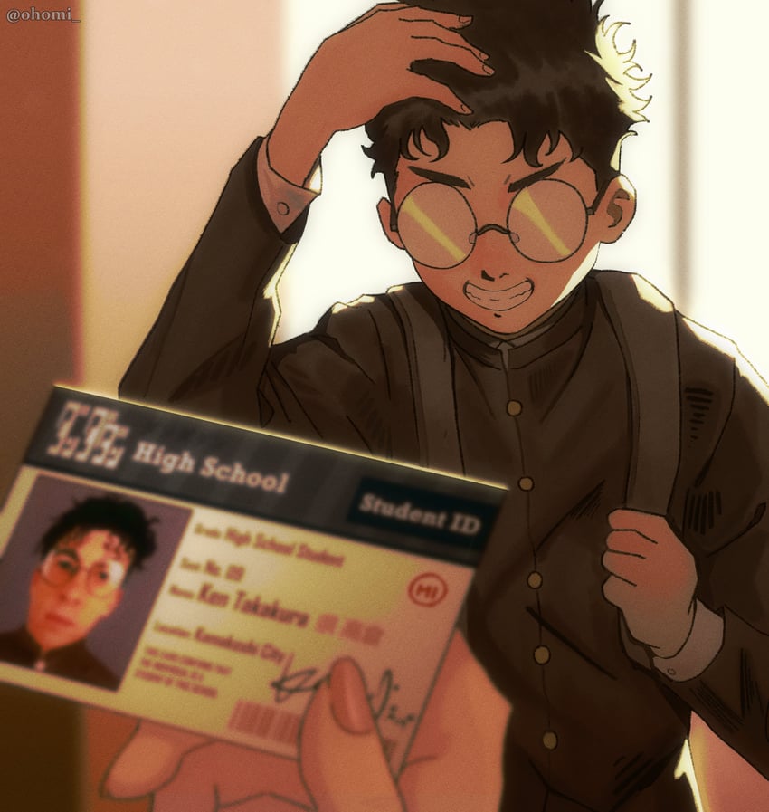 takakura ken and christopher mintz-plasse (dandadan and 1 more) drawn by 0homi