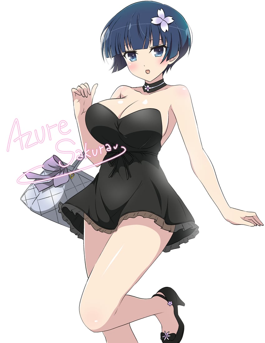 yozakura (senran kagura and 1 more) drawn by azuresakura