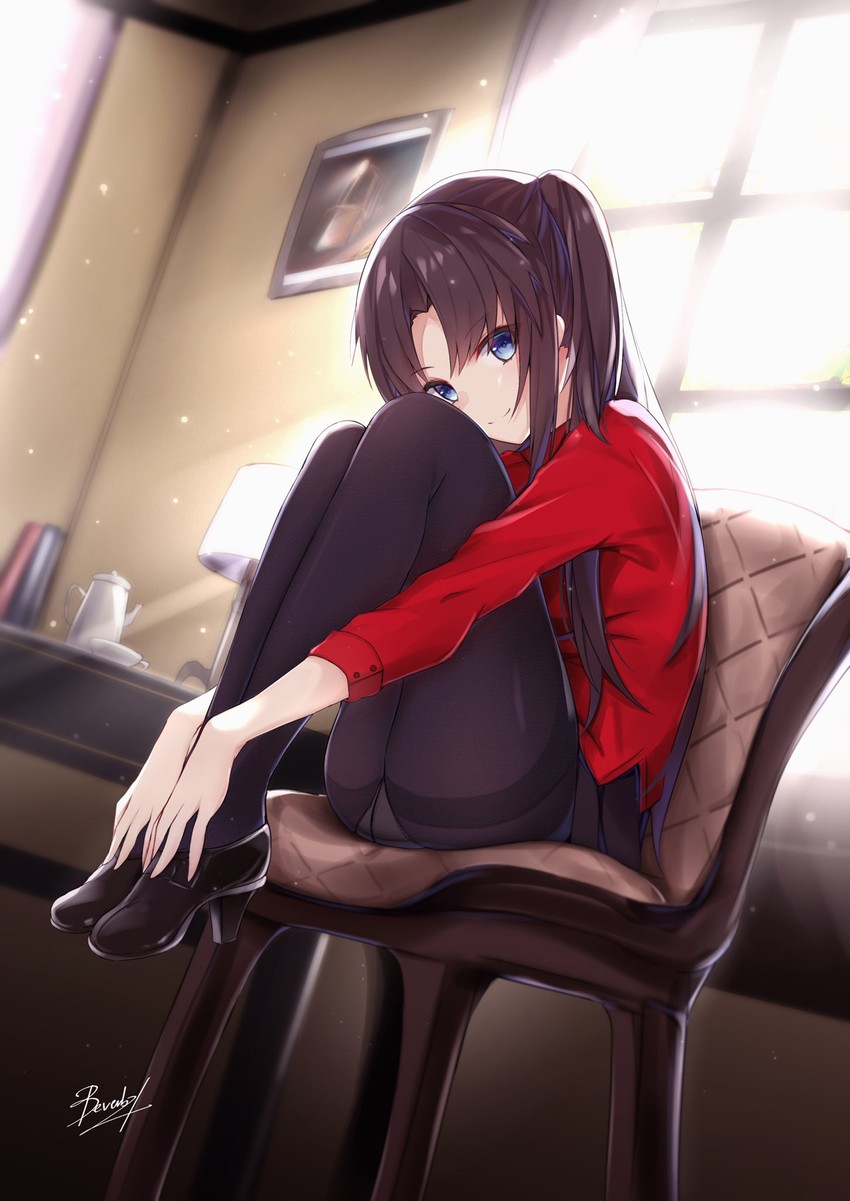 tohsaka rin (fate and 1 more) drawn by bee_doushi