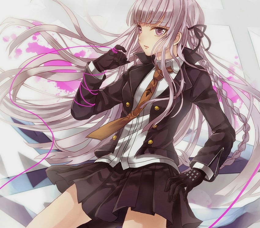 kirigiri kyoko (danganronpa and 1 more) drawn by shion_(1994sionn)