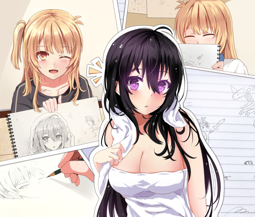 miyaura sanshio and cyou shigen (original) drawn by beifeng_han