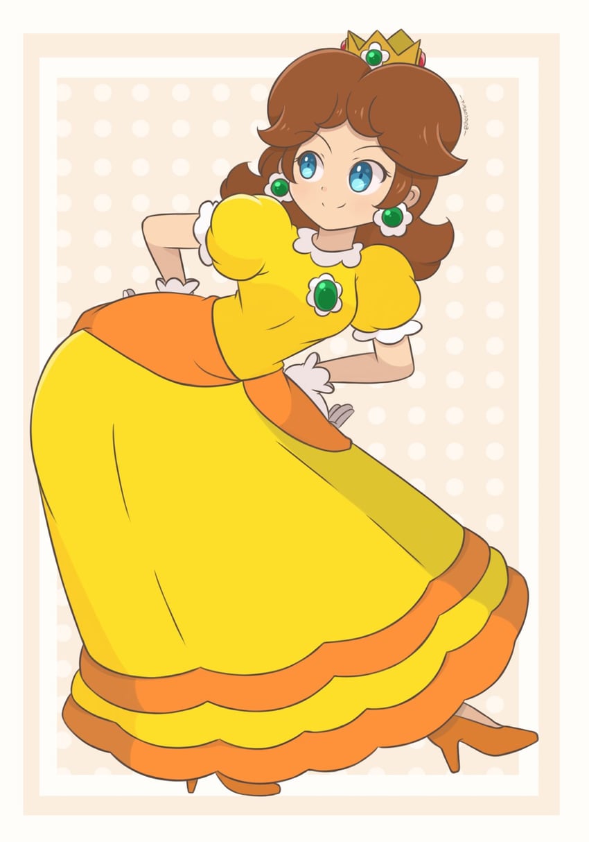 princess daisy (mario and 1 more) drawn by chocomiru