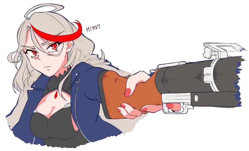 m1887 (girls' frontline and 2 more) drawn by kuroketto