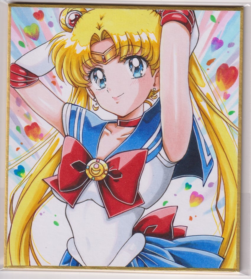 tsukino usagi and sailor moon (bishoujo senshi sailor moon) drawn by user_kztc4472