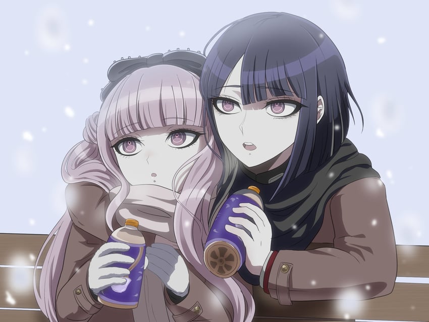 tsukumo kako and tsukumo ima (the hundred line -last defense academy-) drawn by ive_(9fd7cjed8q89150)
