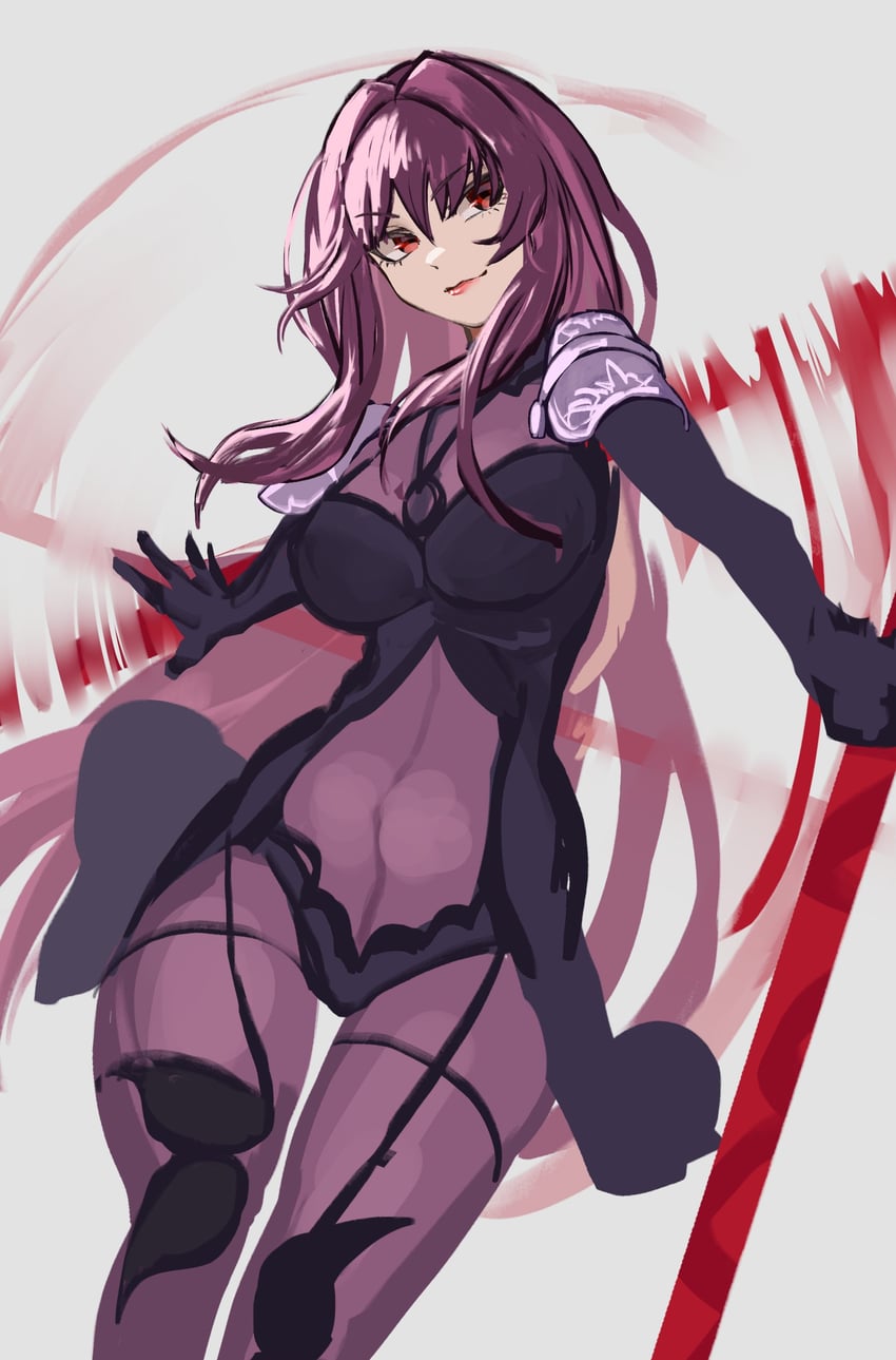 scathach (fate and 1 more) drawn by shibao_aoyama