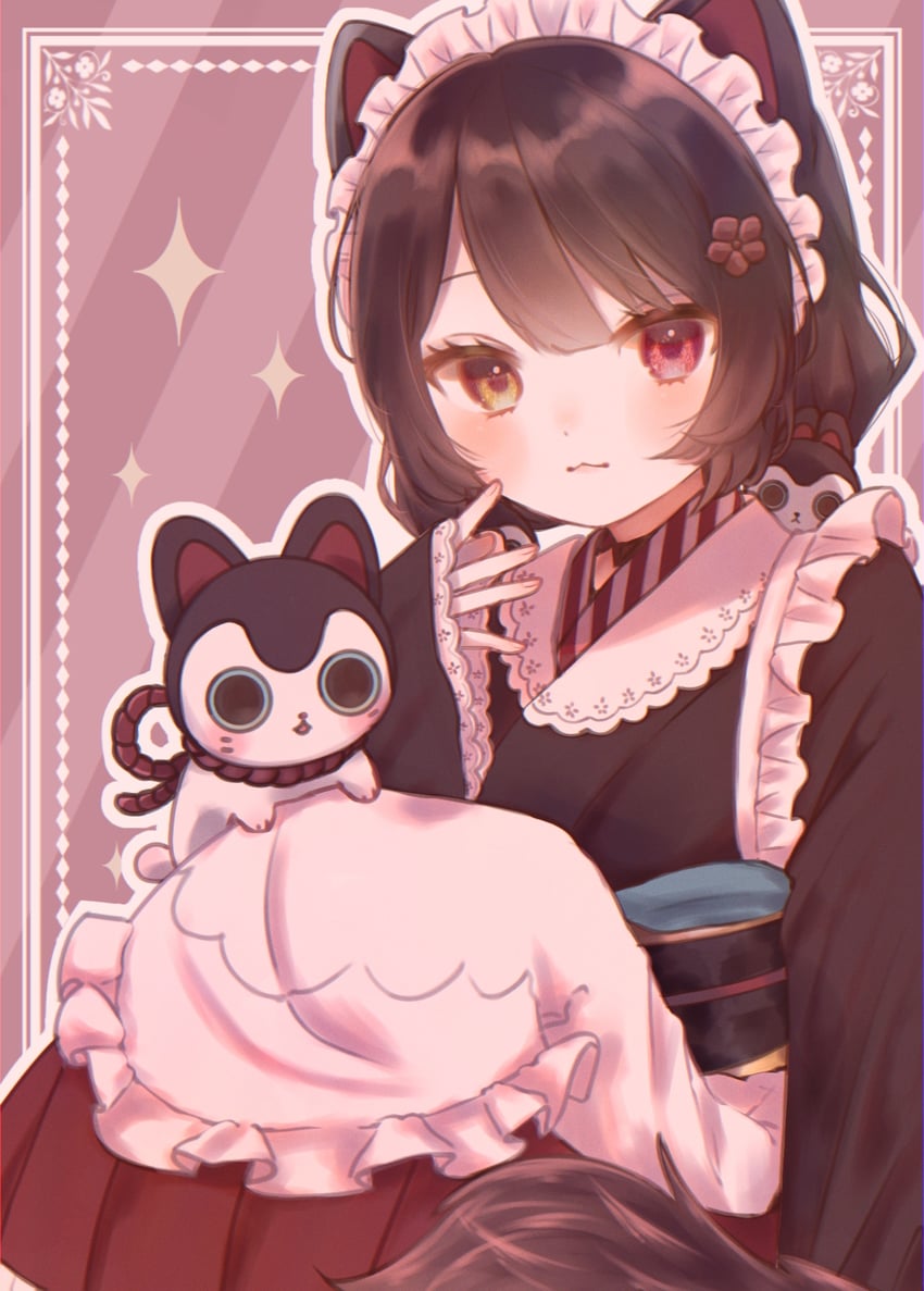 inui toko and banken (nijisanji) drawn by mi_oxo_9m