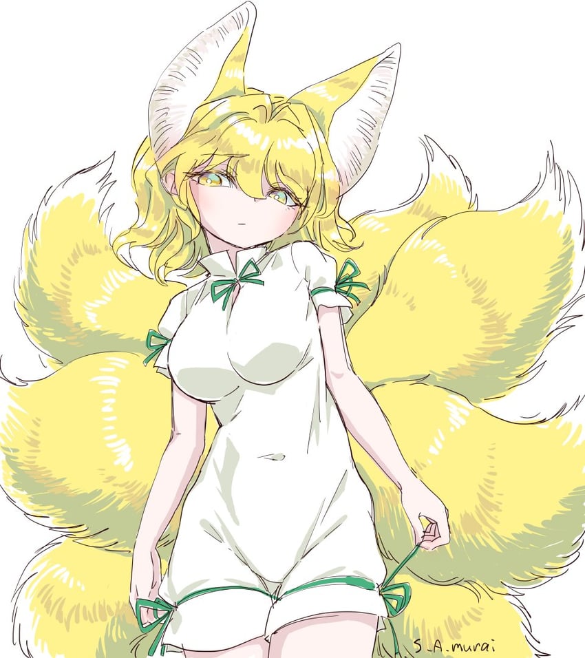 yakumo ran and kudamaki tsukasa (touhou) drawn by s-a-murai