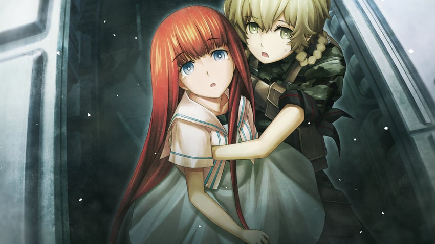 amane suzuha, upa, and shiina kagari (steins;gate and 1 more) drawn by huke