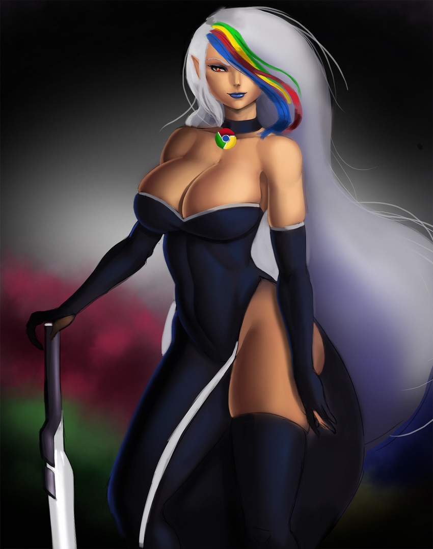google chrome drawn by dclzexon