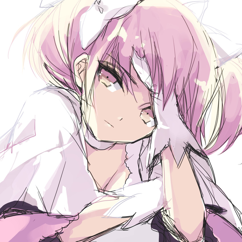 kaname madoka and ultimate madoka (mahou shoujo madoka magica) drawn by misteor