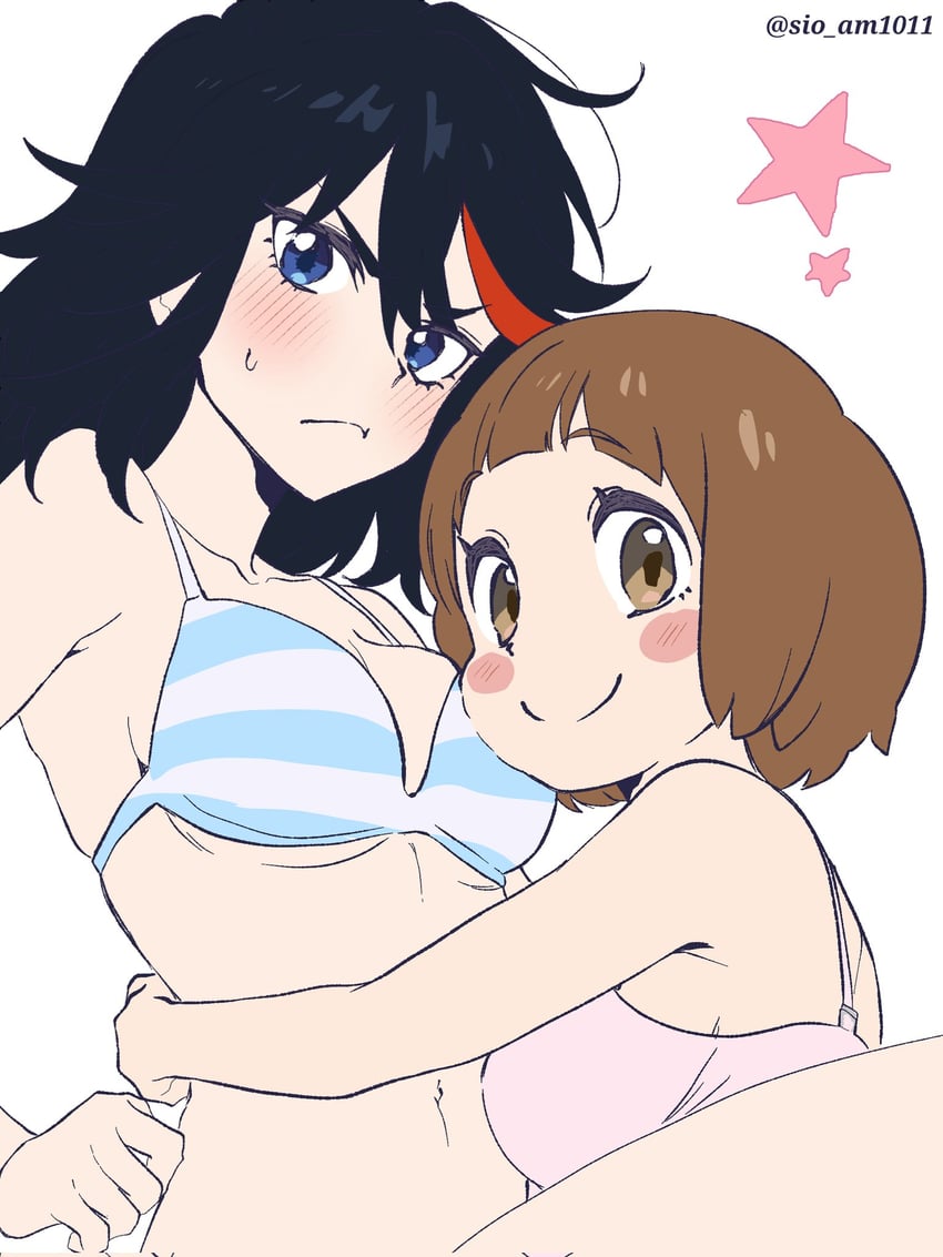matoi ryuuko and mankanshoku mako (kill la kill) drawn by sisi_am1011