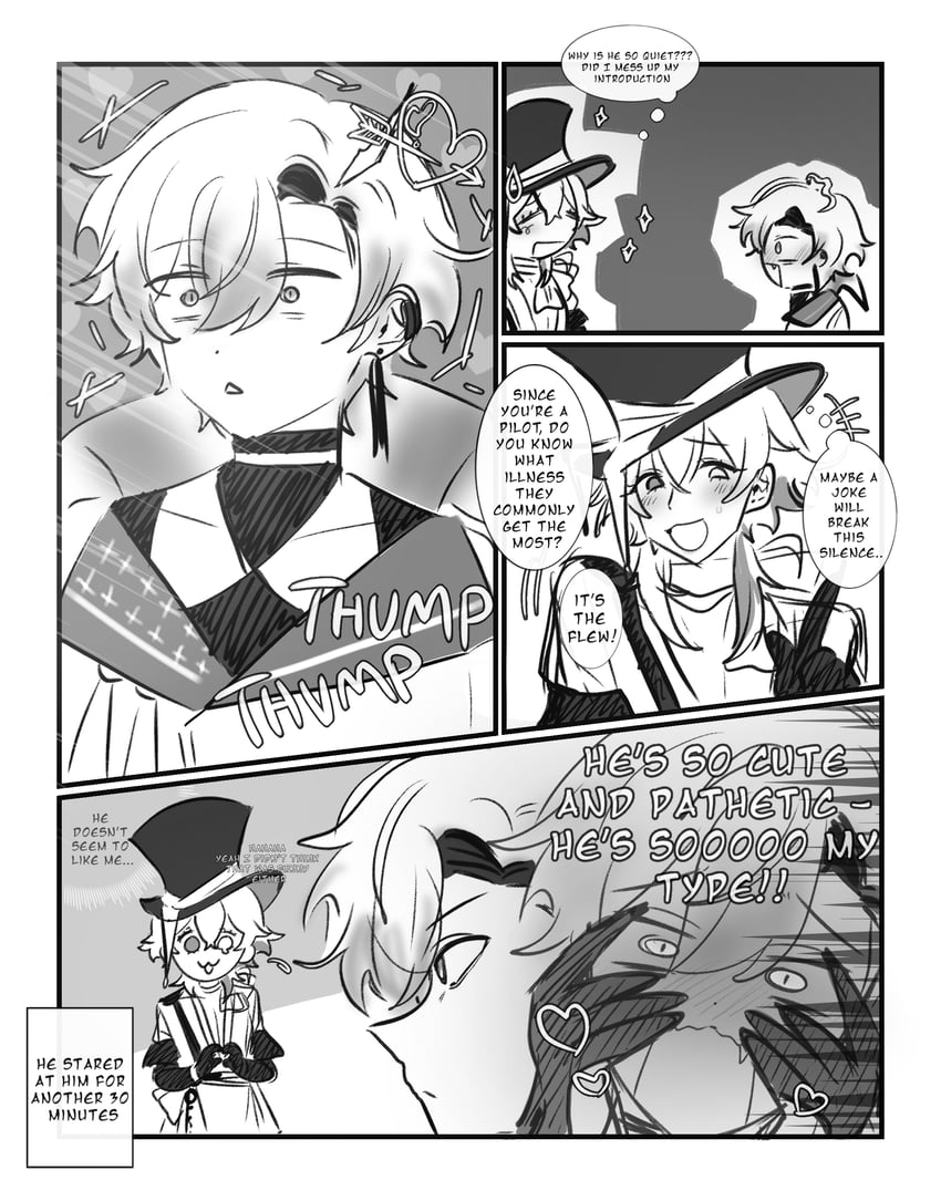 gavis bettel and machina x flayon (holostars and 1 more) drawn by foolster