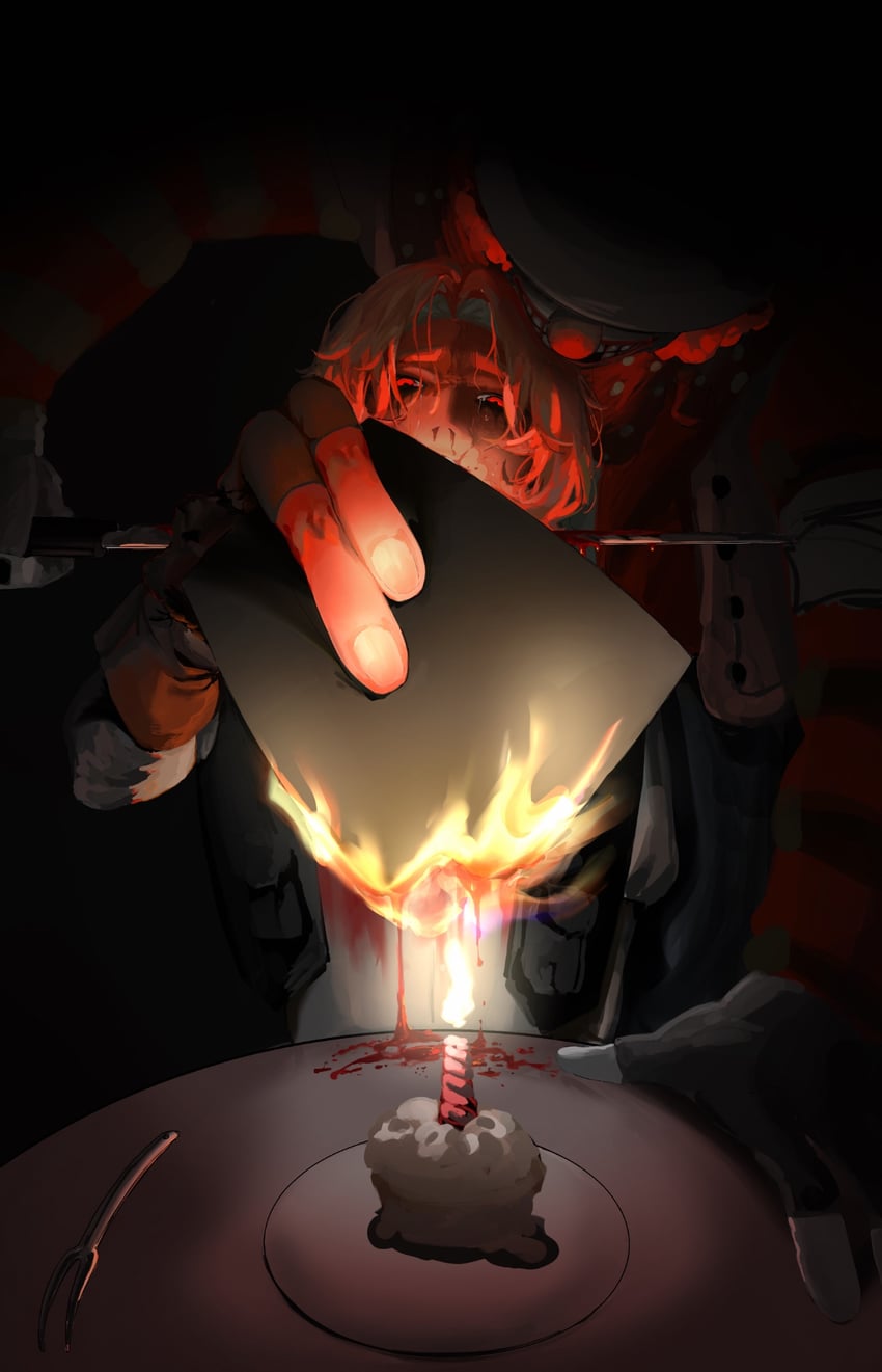weeping clown and joker (identity v) drawn by ice0_eci