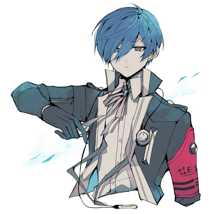 yuuki makoto (persona and 1 more) drawn by teketeke_(tasutekete)