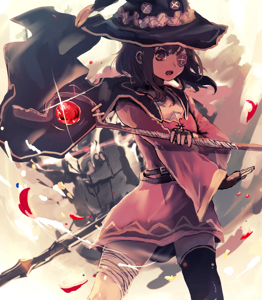 megumin (kono subarashii sekai ni shukufuku wo!) drawn by misaki_nonaka