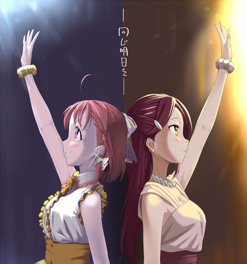sakurauchi riko and takami chika (love live! and 1 more) drawn by poligon_(046)
