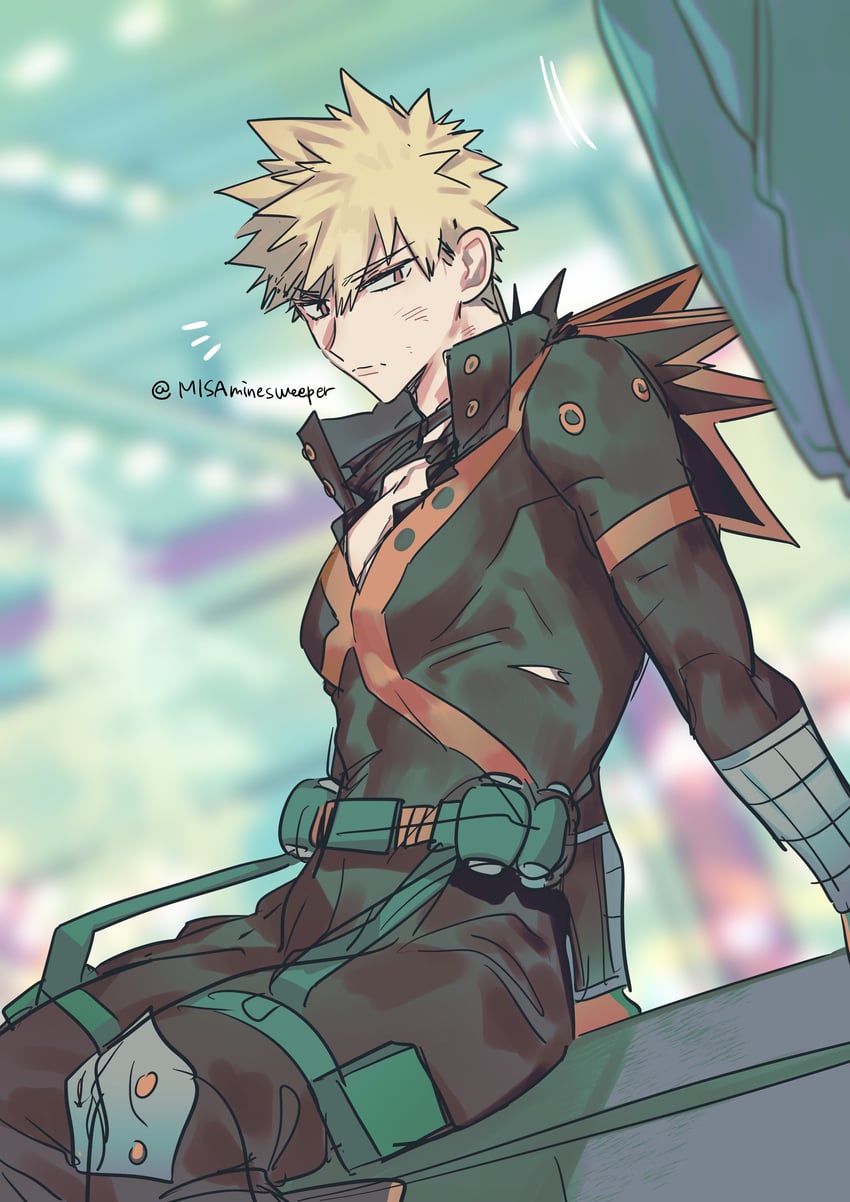 bakugou katsuki (boku no hero academia) drawn by misa_(jjin_miryeon)