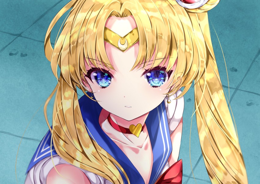 tsukino usagi and sailor moon (bishoujo senshi sailor moon and 1 more) drawn by nanase_nao