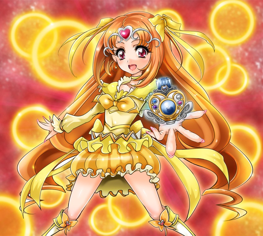 shirabe ako and cure muse (precure and 1 more) drawn by 1041_(toshikazu)