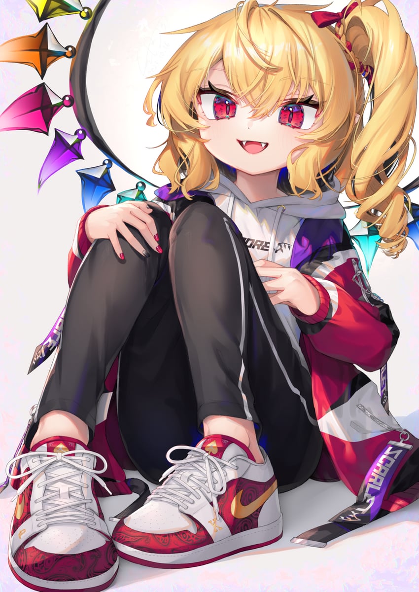 flandre scarlet (touhou) drawn by gunjou_row