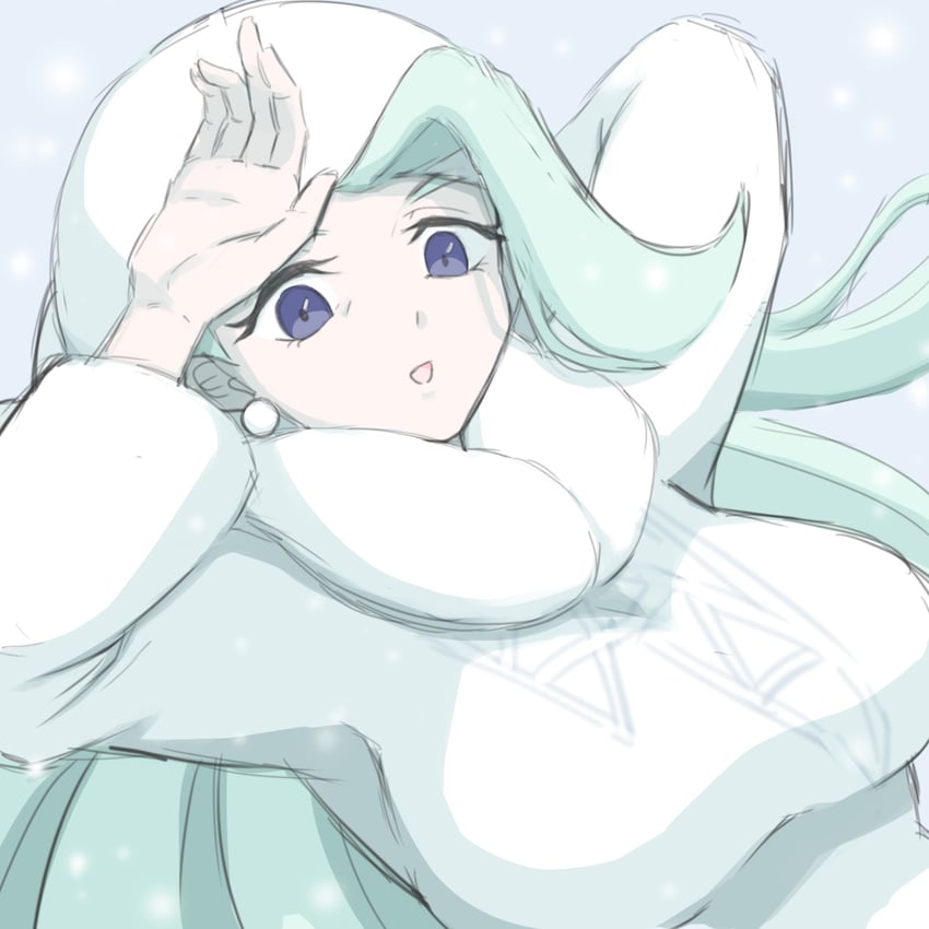 melony (pokemon and 1 more) drawn by mochitaro_(mothitaroo)