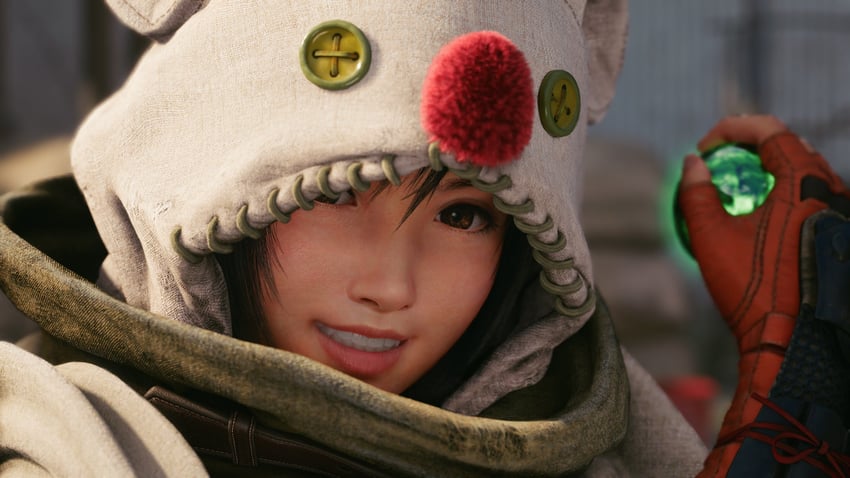 yuffie kisaragi and moogle (final fantasy and 2 more)