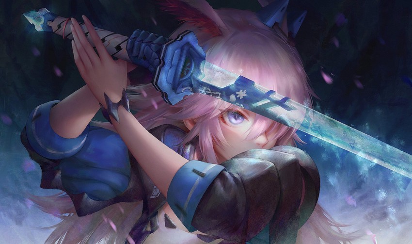 yae sakura (honkai and 1 more) drawn by dine&rita