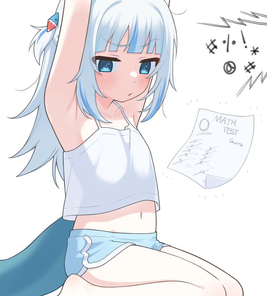 gawr gura (hololive and 1 more) drawn by ugaaaa1