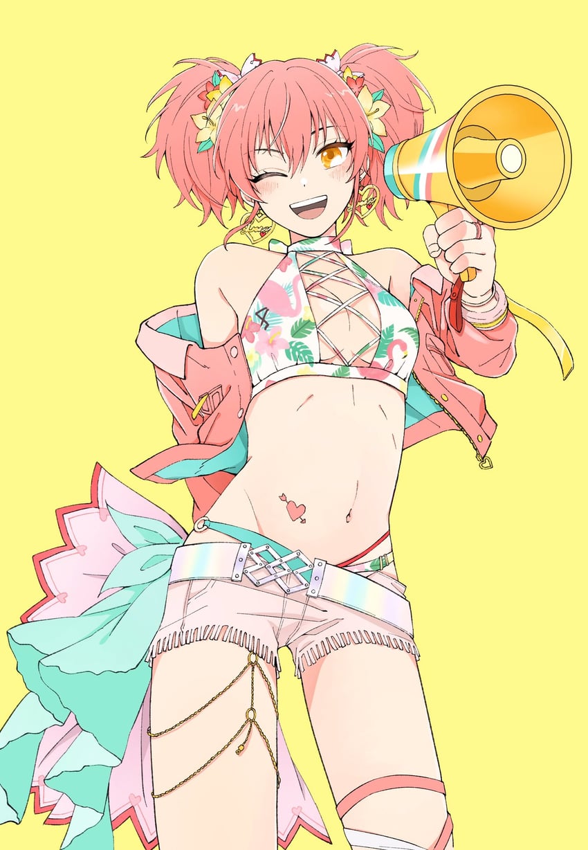 jougasaki mika (idolmaster and 2 more) drawn by yuu_555meco