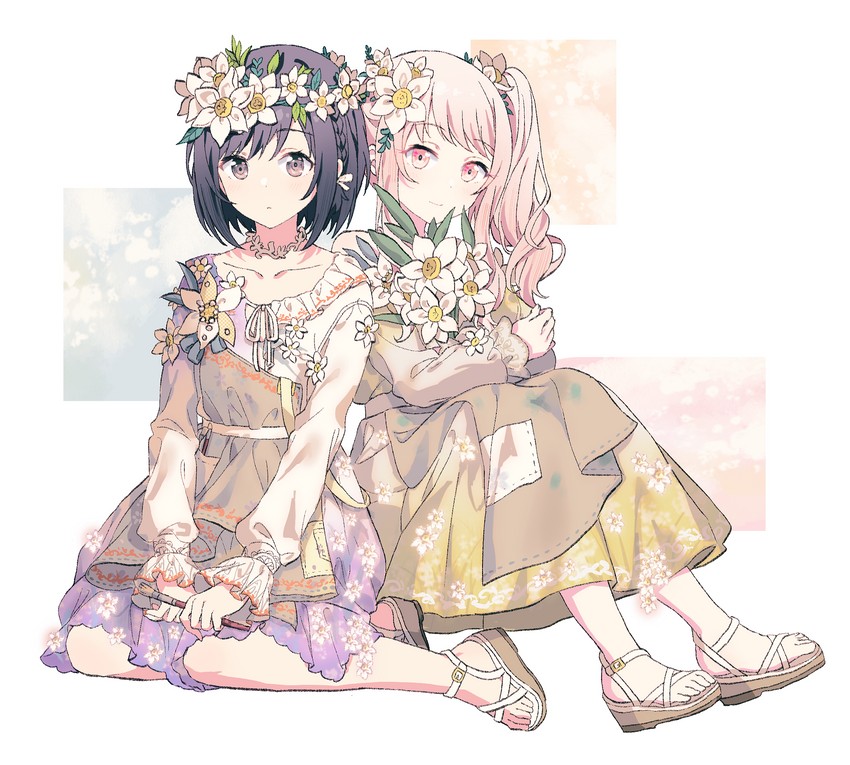 shinonome ena and akiyama mizuki (project sekai) drawn by migolu