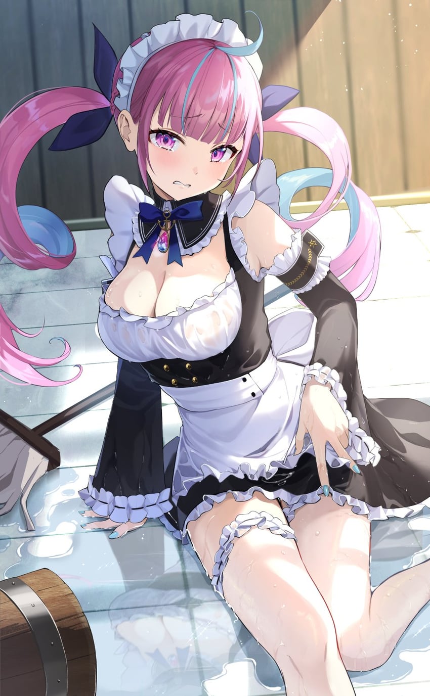 minato aqua (hololive and 1 more) drawn by pi_tayuko