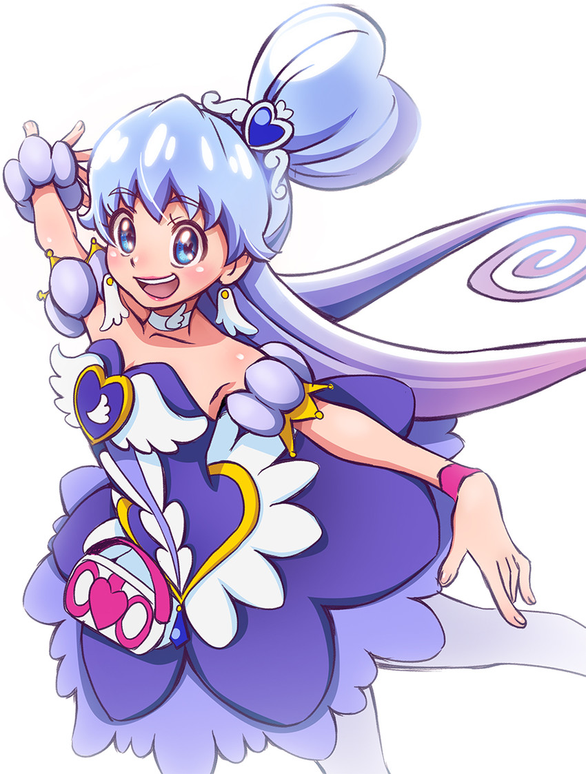 shirayuki hime and cure princess (precure and 1 more) drawn by miyamoto_hiroshi