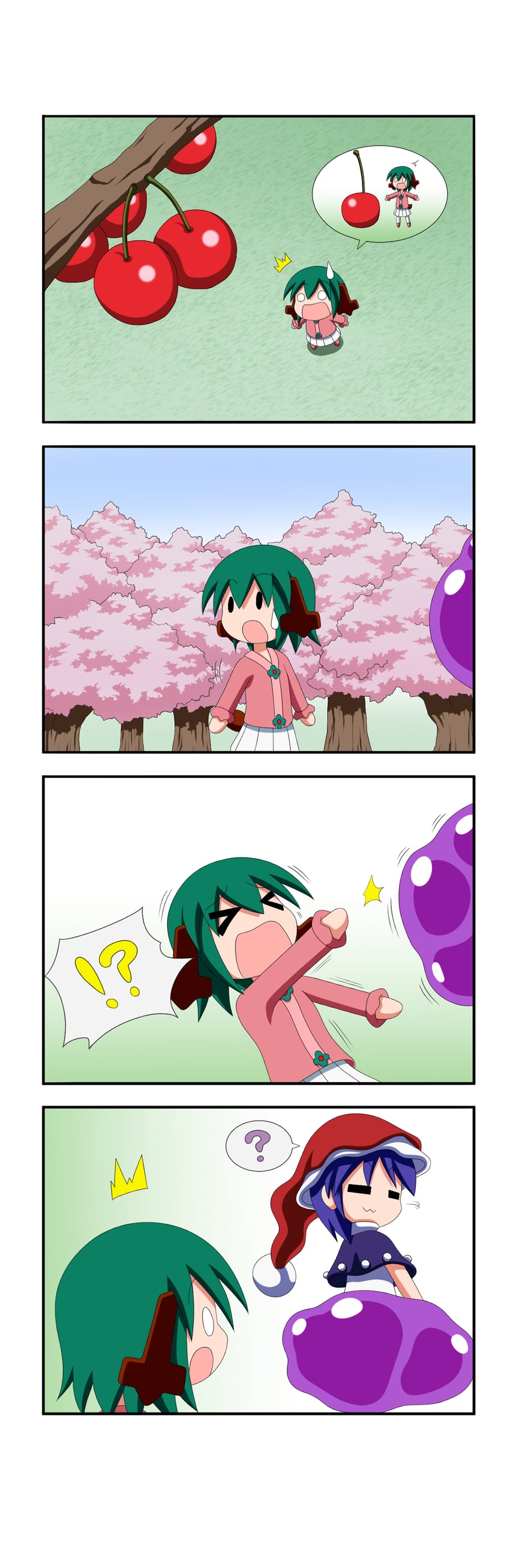kasodani kyouko and doremy sweet (touhou) drawn by rakugaki-biyori
