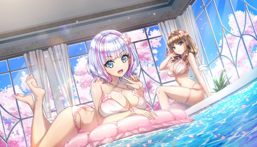 suminoe shion and kukuri tomo (dolphin wave) drawn by ootomo_takuji