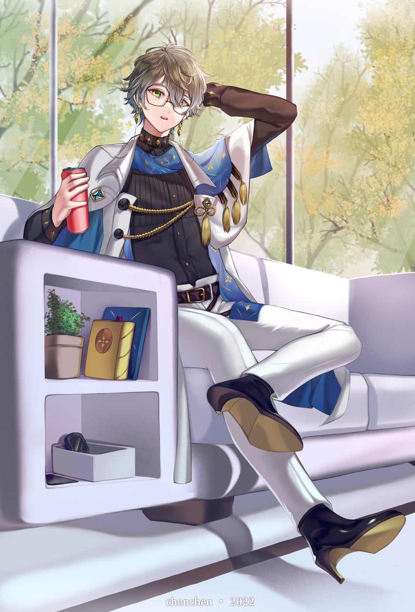 ike eveland (nijisanji and 1 more) drawn by chenchen