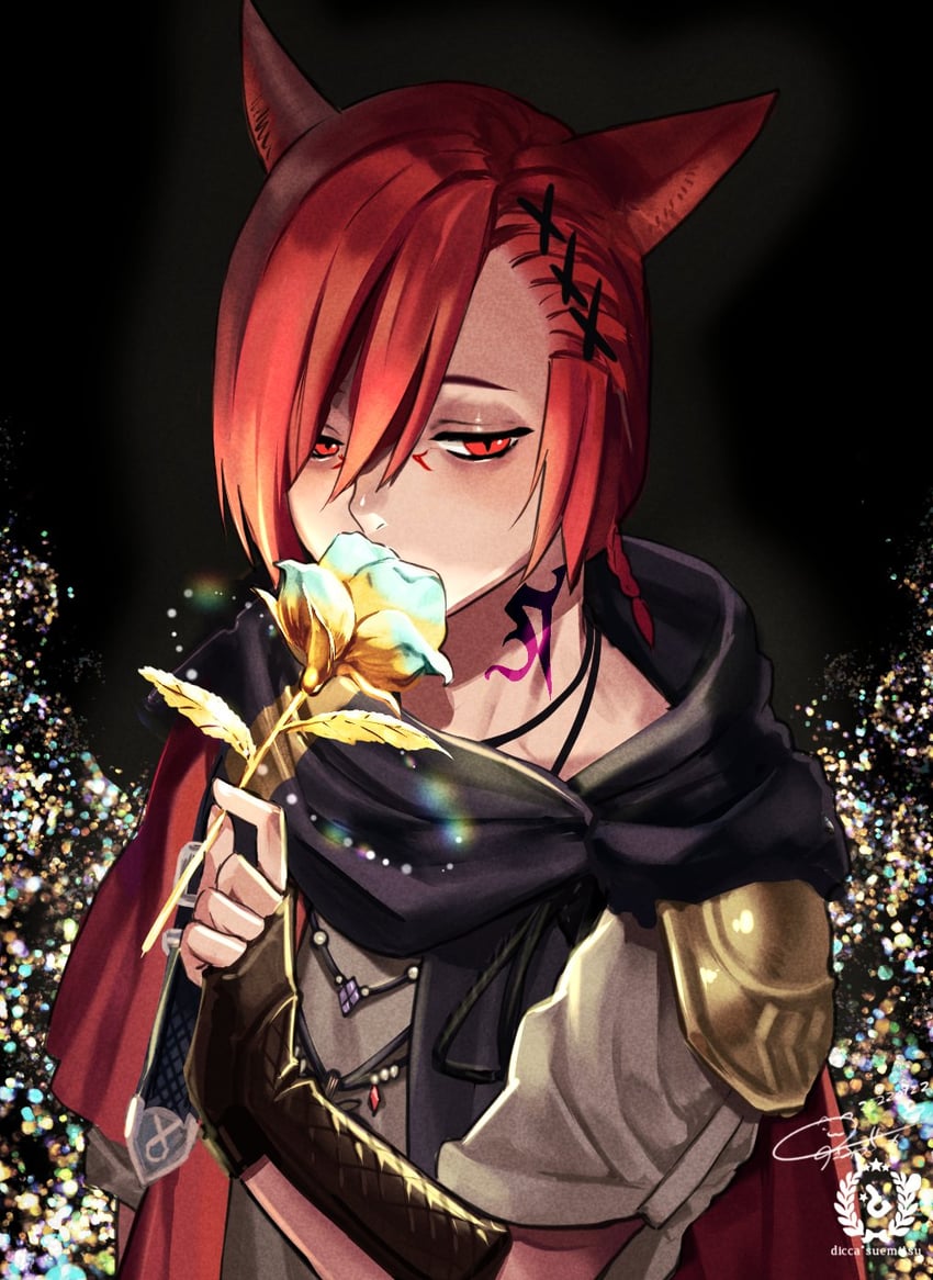 g'raha tia (final fantasy and 1 more) drawn by suemitsu_dicca