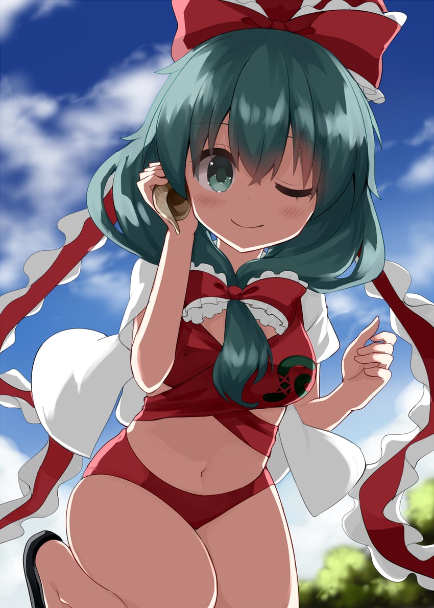 kagiyama hina (touhou) drawn by ruu_(tksymkw)